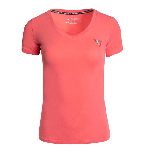 Guess Γυναικεία κοντομάνικη μπλούζα Mini Triangle Tee